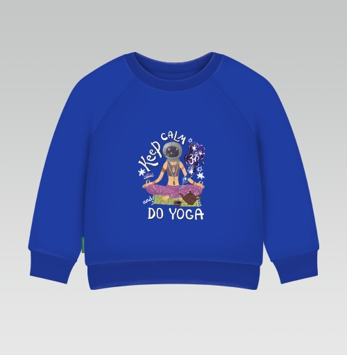 Фотография футболки Keep calm and do yoga