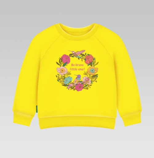 Фотография футболки Цветочный орнамент с птицами и цветами