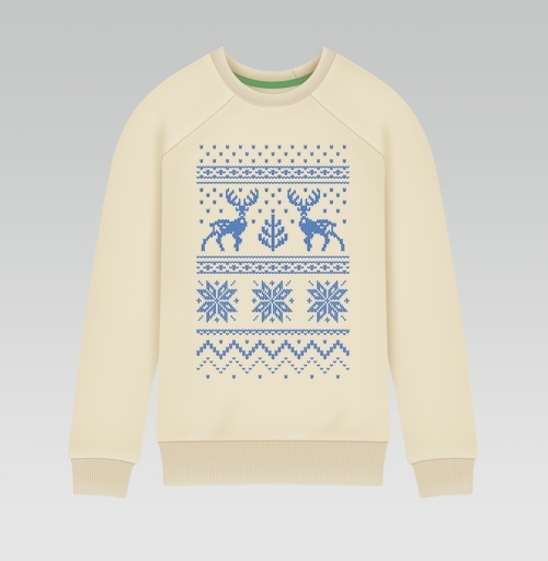 Фотография футболки Зимний свитер с оленями