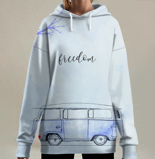 Фотография футболки Синий автобус