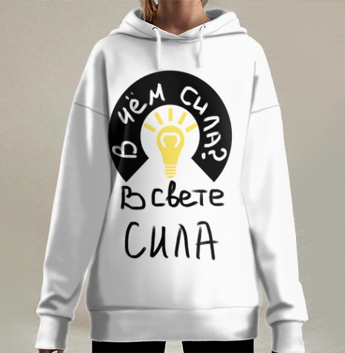 Фотография футболки В свете сила