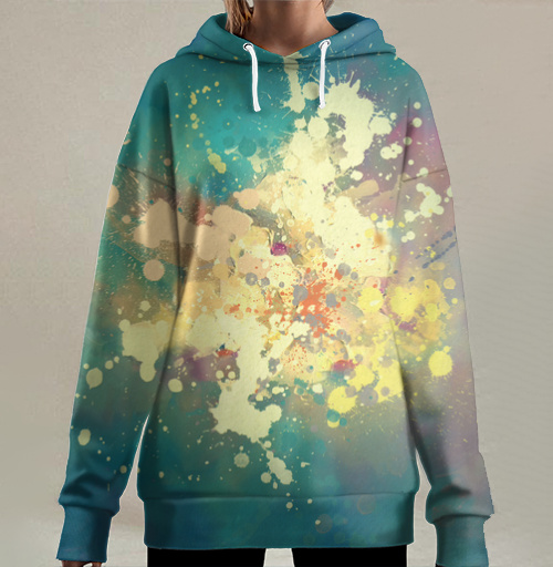 Фотография футболки Splash watercolor / Акварельные брызги