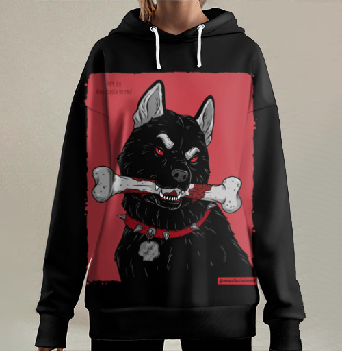 Фотография футболки Черный пёс