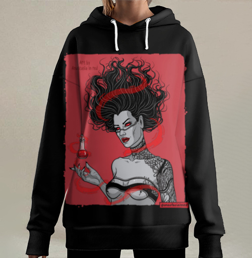 Фотография футболки Темная ведьма с зельем