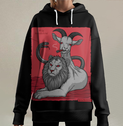 Фотография футболки Забавная Химера