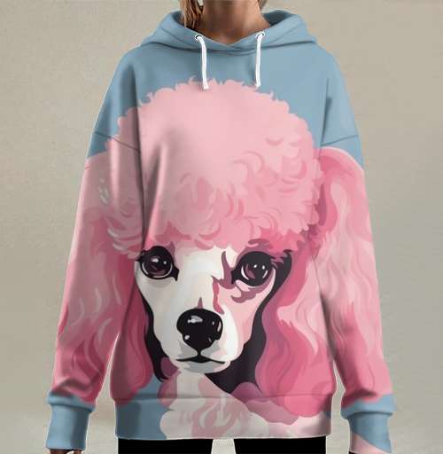 Фотография футболки Розовый пудель