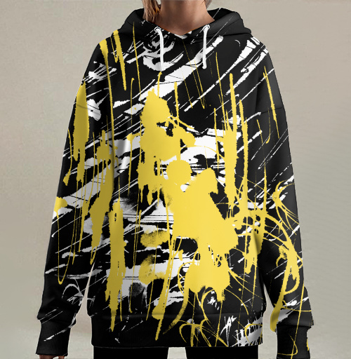 Фотография футболки Abstract golden splashes / Золотые брызги краски фон абстракция яркая