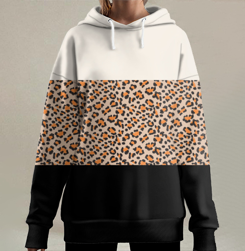 Фотография футболки Элегантная леопардовая полоса / Elegant leopard stripe pattern