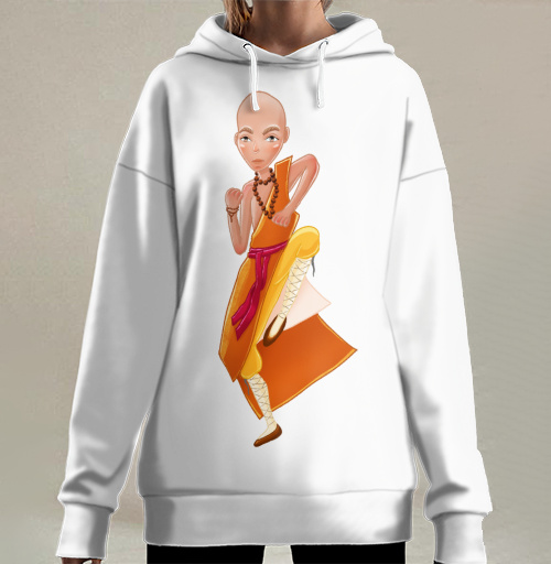 Фотография футболки Маленький отважный мастер Shaolin Monk / Шаолиньский монах кунг-фу
