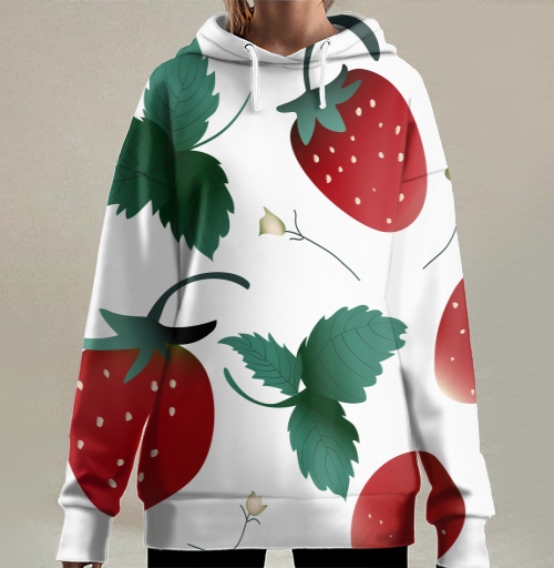 Фотография футболки Fresh Red Sweet Berries Strawberry Garden – Садовая клубника