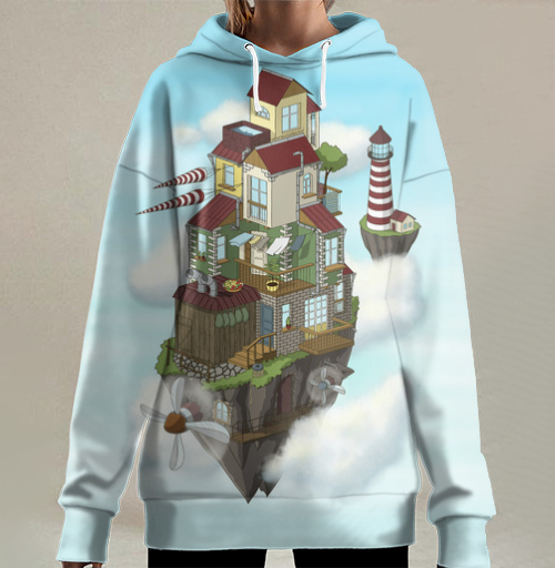 Фотография футболки Flying house