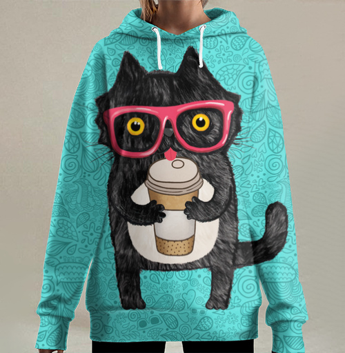 Фотография футболки Coffee-cat