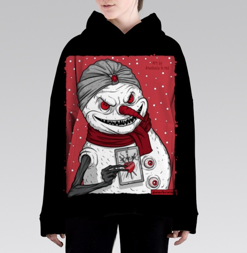 Фотография футболки Снеговик-предсказатель