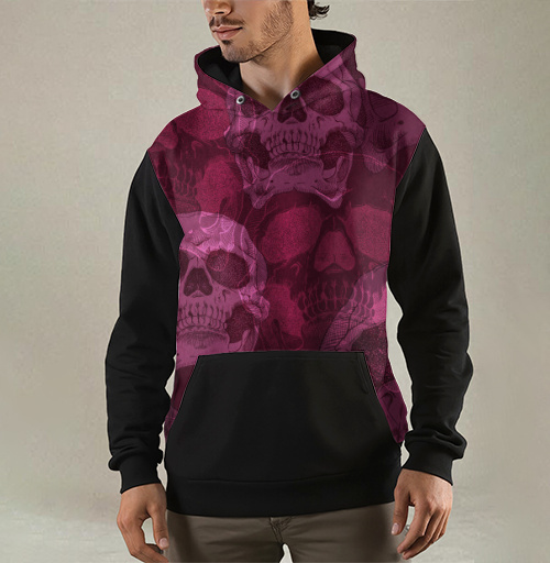 Фотография футболки Голодные головы. Розовый