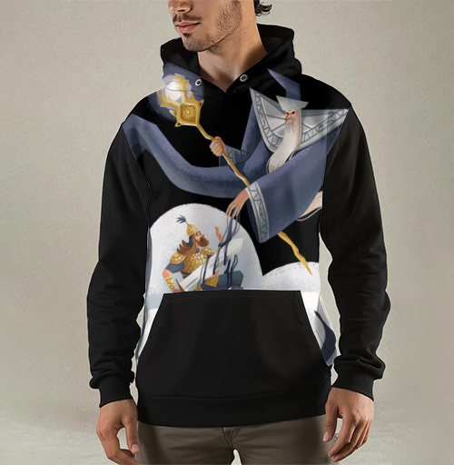 Фотография футболки Колдун несет богатыря