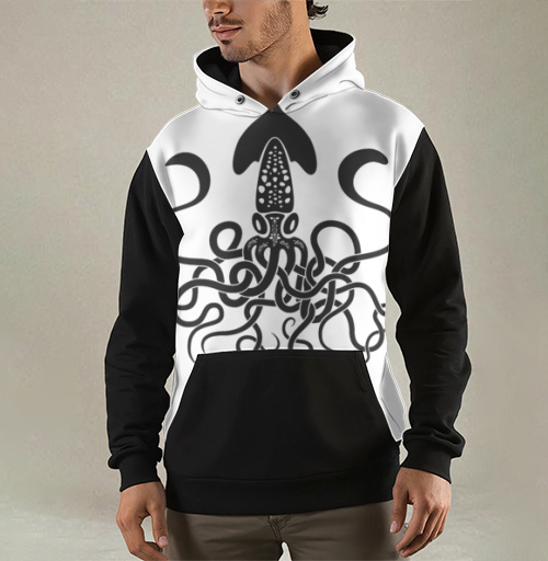 Фотография футболки Черный спрут