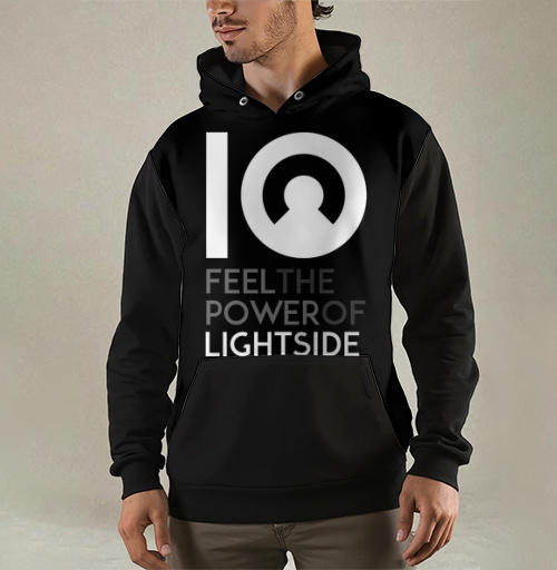 Фотография футболки FEEL THE POWER OF LIGHT SIDE / ПОЧУВСТВУЙ СИЛУ СВЕТЛОЙ СТОРОНЫ