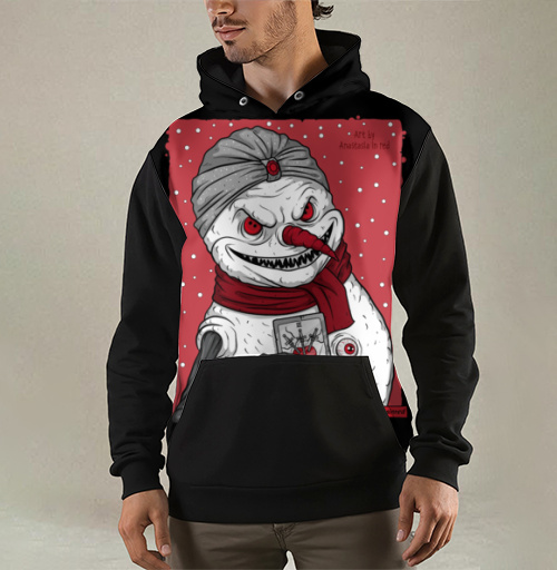 Фотография футболки Снеговик-предсказатель