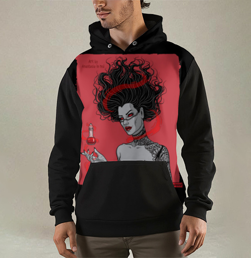 Фотография футболки Темная ведьма с зельем