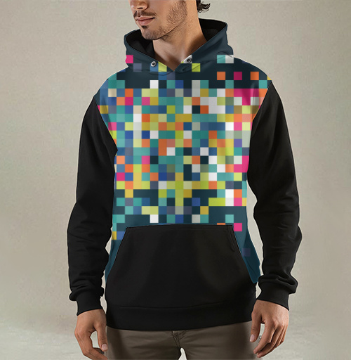 Фотография футболки Пикселизация
