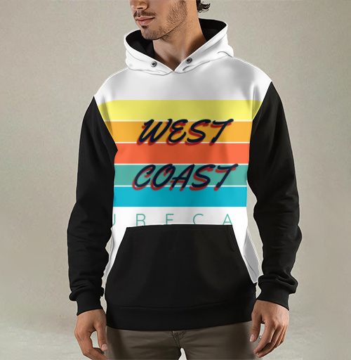 Фотография футболки West Coast Surf Camp Летний Пляжный Отдых на Западном