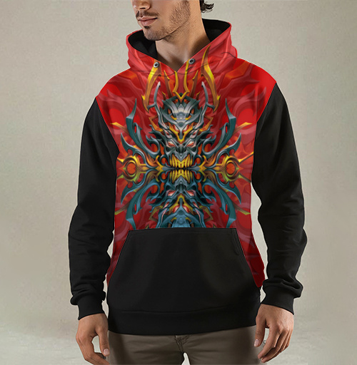 Фотография футболки Демонический тотем