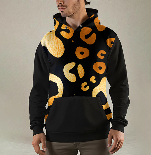 Фотография футболки Golden Leopard Pattern / Золотой леопардовый узор для вашего дома