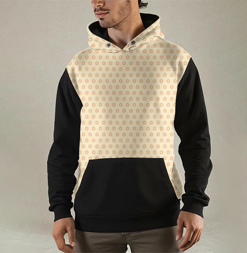 Фотография футболки Элегантный ретро орнамент Geometric Gear Pattern / Узор из шестерёнок