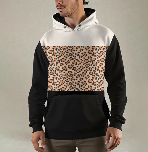 Фотография футболки Элегантная леопардовая полоса / Elegant leopard stripe pattern