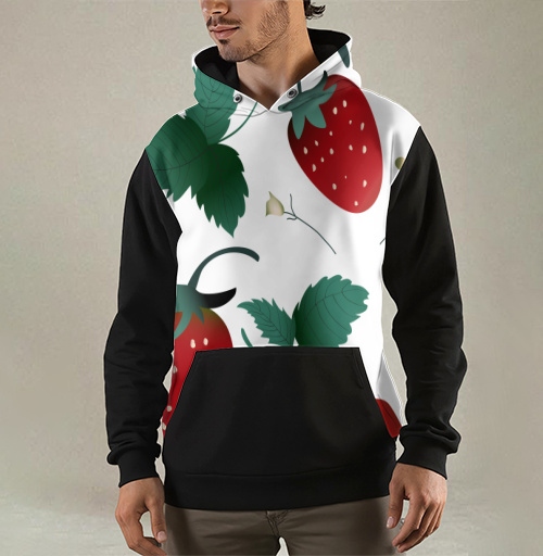 Фотография футболки Fresh Red Sweet Berries Strawberry Garden – Садовая клубника