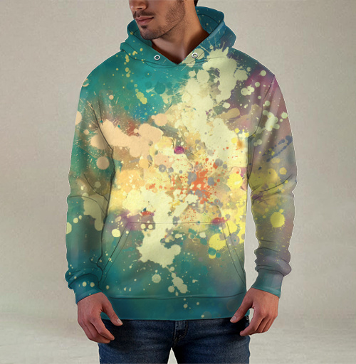 Фотография футболки Splash watercolor / Акварельные брызги