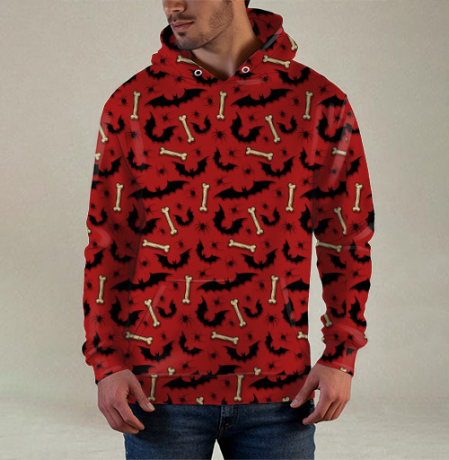 Фотография футболки Летучие мыши, пауки и кости