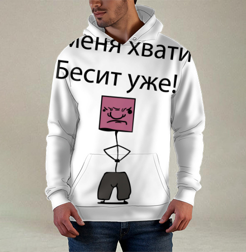 Фотография футболки Эмоциональный рисунок усталости и раздражения со словами