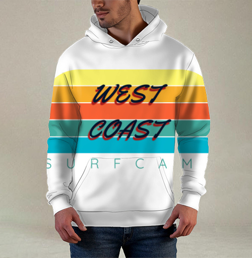 Фотография футболки West Coast Surf Camp Летний Пляжный Отдых на Западном