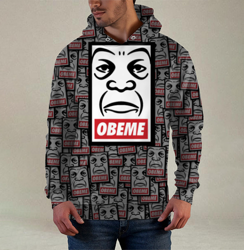 Фотография футболки Машап OBEME – Ироничный Стрит-Арт Постер