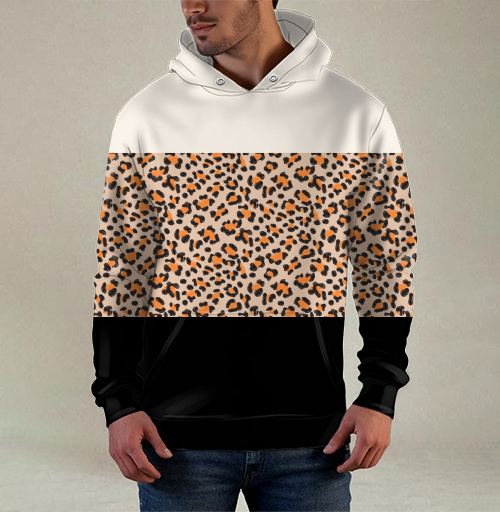 Фотография футболки Элегантная леопардовая полоса / Elegant leopard stripe pattern