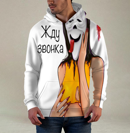 Фотография футболки Девушка в стиле крик