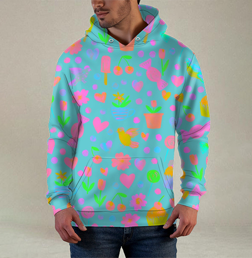 Фотография футболки Сладости и радости неон