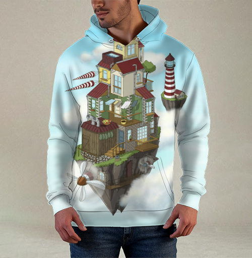 Фотография футболки Flying house
