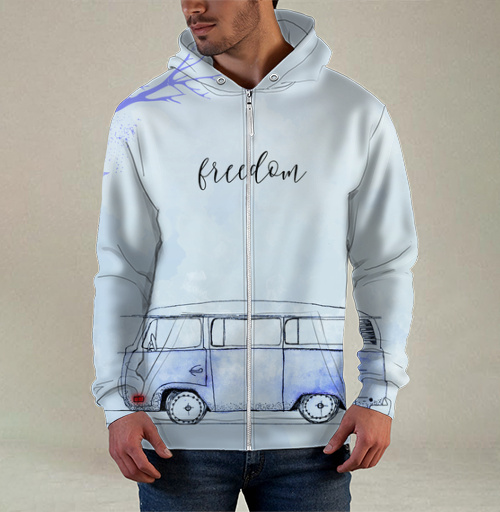 Фотография футболки Синий автобус