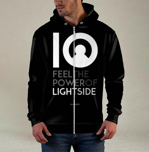 Фотография футболки FEEL THE POWER OF LIGHT SIDE / ПОЧУВСТВУЙ СИЛУ СВЕТЛОЙ СТОРОНЫ
