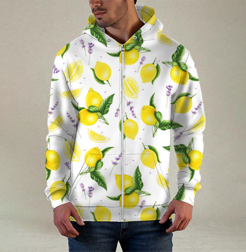 Фотография футболки Лимоны и лаванда