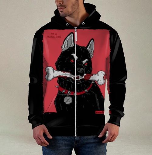 Фотография футболки Черный пёс