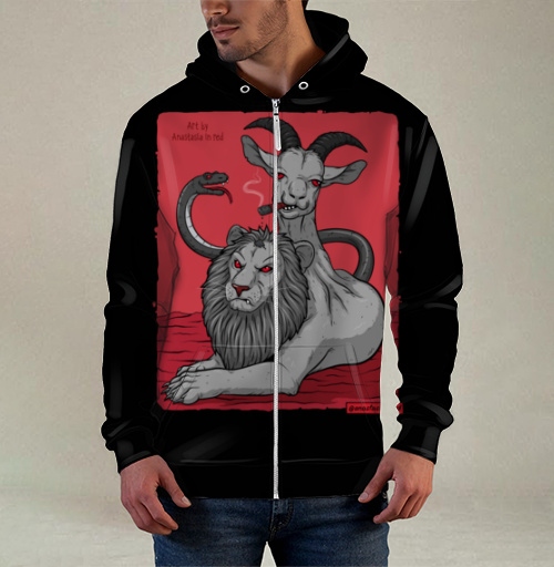 Фотография футболки Забавная Химера