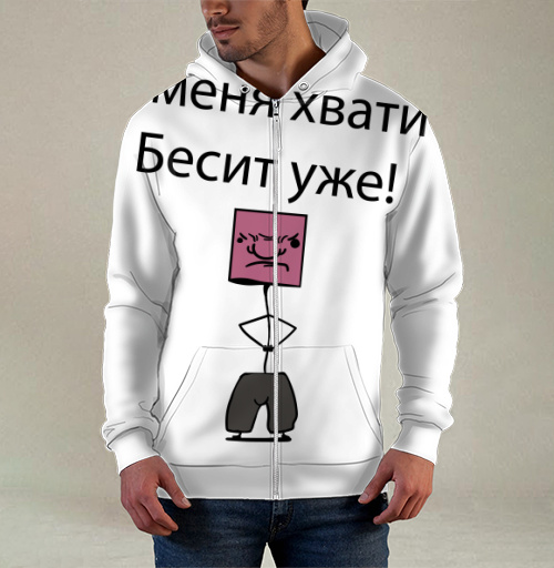 Фотография футболки Эмоциональный рисунок усталости и раздражения со словами