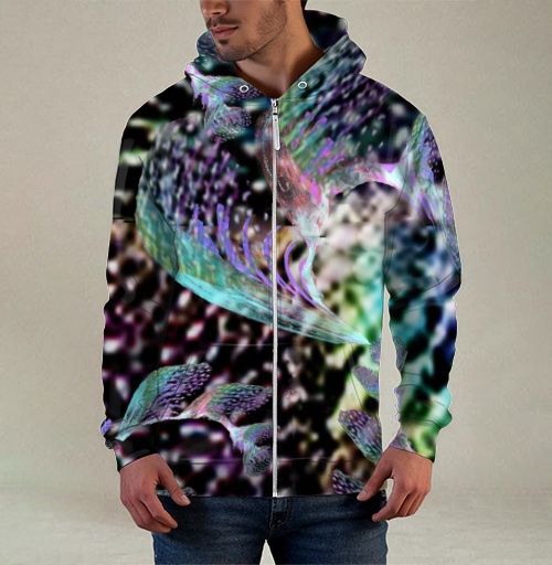 Фотография футболки Неоновый танец тропиков запах блеск voile shimmer print trend 2021