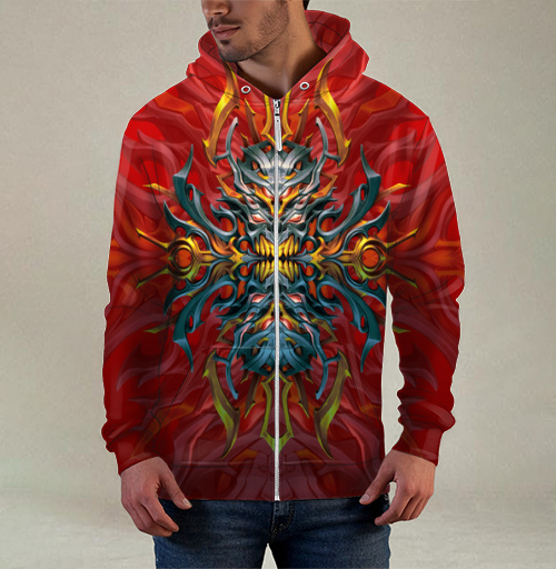 Фотография футболки Демонический тотем