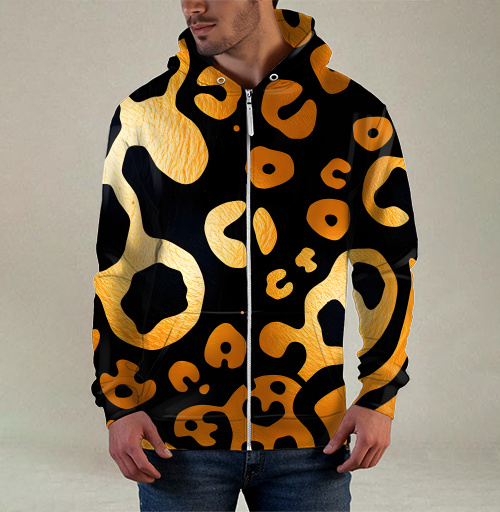 Фотография футболки Golden Leopard Pattern / Золотой леопардовый узор для вашего дома