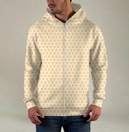 Фотография футболки Элегантный ретро орнамент Geometric Gear Pattern / Узор из шестерёнок