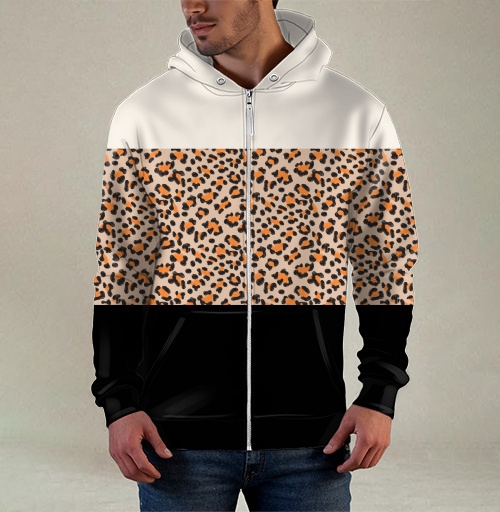 Фотография футболки Элегантная леопардовая полоса / Elegant leopard stripe pattern